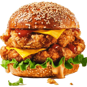 Cheese Burger Onion Tomato Lettuce