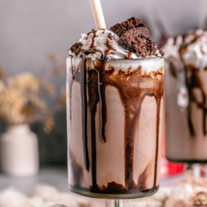 Chocolate ice shake