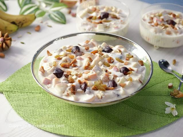 Cream Fruit Chaat