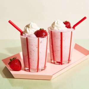 Strawberry ice shake